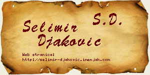 Selimir Đaković vizit kartica